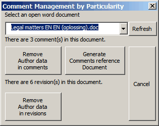 Selecting a document